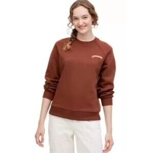 The Cuddle Collab Women's "Best In Show" Crewneck‎ Sweatshirt Brown Size XS